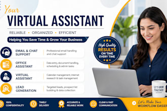 be your dedicated expert virtual assistant, office assistant, email assistant