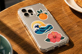 design custom vector sticker packs and flat illustrations