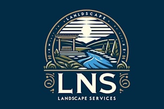 design special family owned landscape business logo