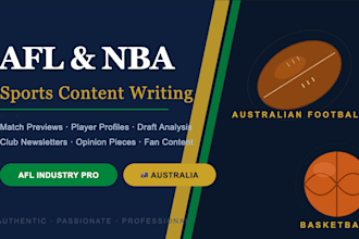 provide expert sports content blogs and articles