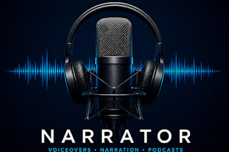 narrate your youtube video, podcast or explainer