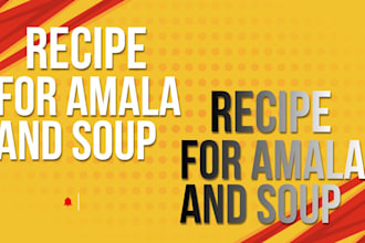 write authentic amala and yoruba food recipes