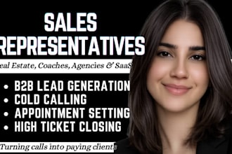 be your sales closer appointment setter and b2b sales representative
