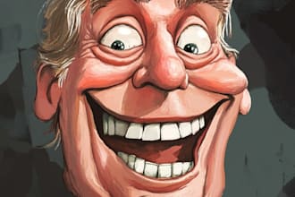 stunning digital political cartoon for political cartoon