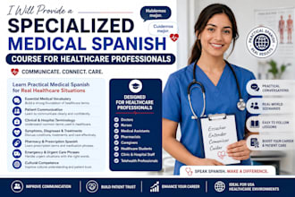 provide a specialized medical spanish course for healthcare professionals