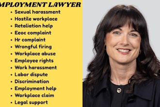 be your employment lawyer for nda, legal advice, contract review, eeoc complaint