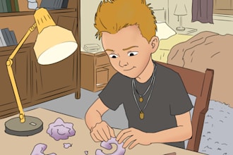 draw professional book illustrations for all ages