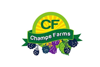 create durable traditional logo for champ farms