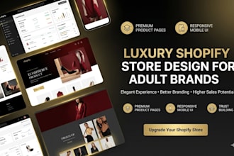create adult shopify store adult toy store adult web promotion shopify website