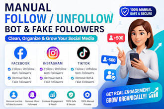 manually unfollow and remove ghost followers
