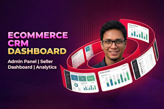 design a minimalist CRM dashboard for your ecommerce business