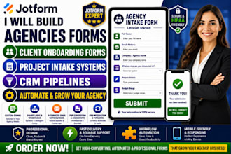 build agencies form client onboarding forms project intake systems crm pipelines