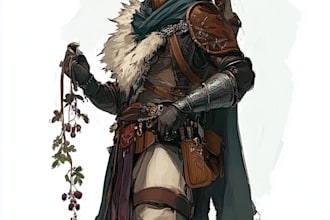 make a dnd art or dnd character art