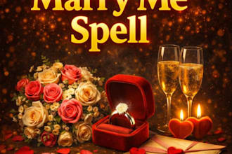 cast marry me spell, marriage proposal, commitment and engagement love spell