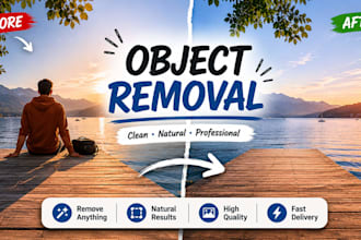 remove unwanted objects or people from your photos