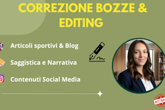 do professional italian proofreading and text editing