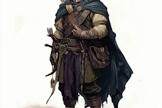 create a dd art and dnd character art
