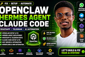 fix openclaw setup whatsapp telegram open claw hermes agent openclaw claude code