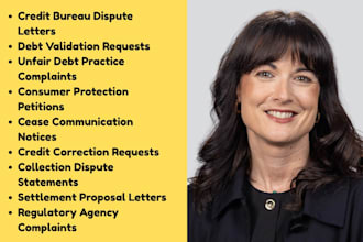 handle consumer violations, unfair debt practices and credit claim filings