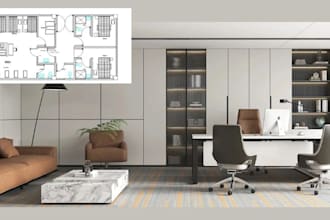 do 2d, 3d, floor plan for offices, clinics, spas and showrooms