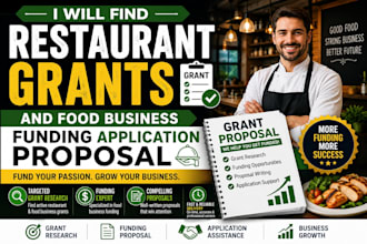 do food truck grants research and catering business funding proposal