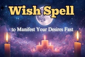 cast a powerful wish spell to manifest your desires fast
