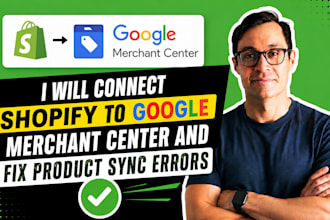 connect shopify to google merchant center and fix product sync errors