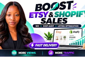 promote shopify store to boost shopify sales etsy promotion to boost etsy sales