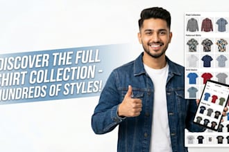 create a professional shopify or wordpress clothing store