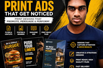 design professional posters flyers and print advertisements