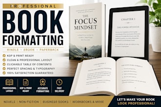 book formatting paperback formatting ebook formatting kindle formatting