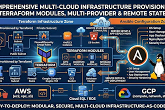 provision cloud infrastructure with terraform and configure it with ansible