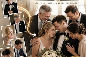 add a person into wedding photos realistically