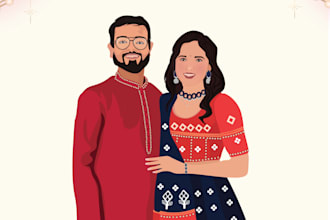 make custom wedding art for you