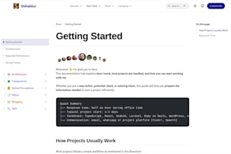 build documentation knowledge base astro website