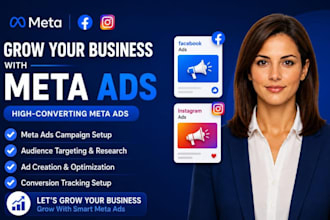 create and manage high converting facebook meta ads campaigns