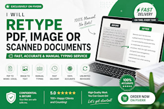 retype PDF, image, and scanned documents into word