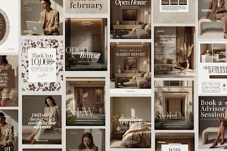 instagram carousel post social media carousel post reels canva template design