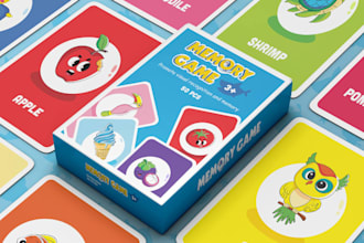 design kids memory flashcards memory cards children learning card game anki