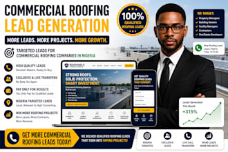 generate roofing lead construction lead roofing clients commercial roofing lead
