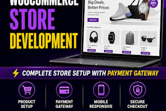 build a professional woocommerce store with payment gateway