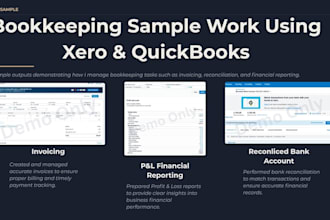 do professional xero and quickbooks bookkeeping and cleanup