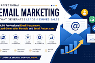 build professional email sequences, lead generation funnels and email automation