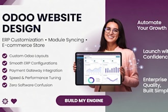 customize odoo website design and configure odoo erp modules as odoo developer