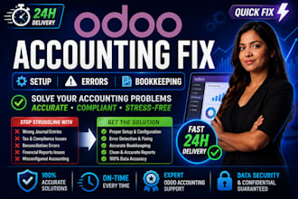 setup odoo accounting and fix erp odoo crm bookkeeping odoo accounting