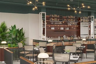 rebuild 3d cyber luxe interior,hotel bedroom,lobby design,spa,gastronomy space