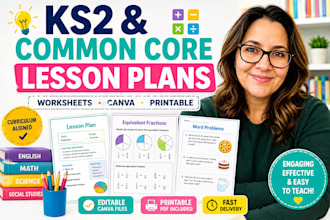 create curriculum aligned lesson plans worksheets and math resources