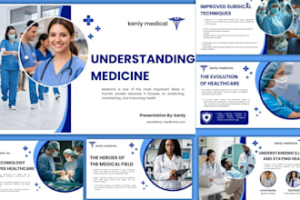 design medical presentation business proposal sale pitch deck design