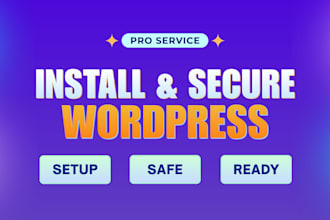 install wordpress with security
