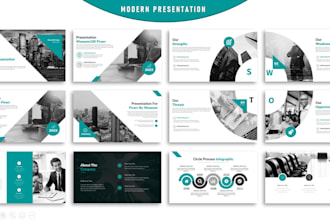 design and redesign pitch deck powerpoint presentation google slides canva